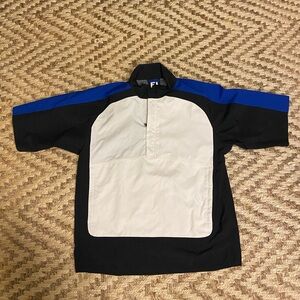 FOOTJOY DRYJOY Short Sleeve Windbreaker Size Medium W Zipper Pockets